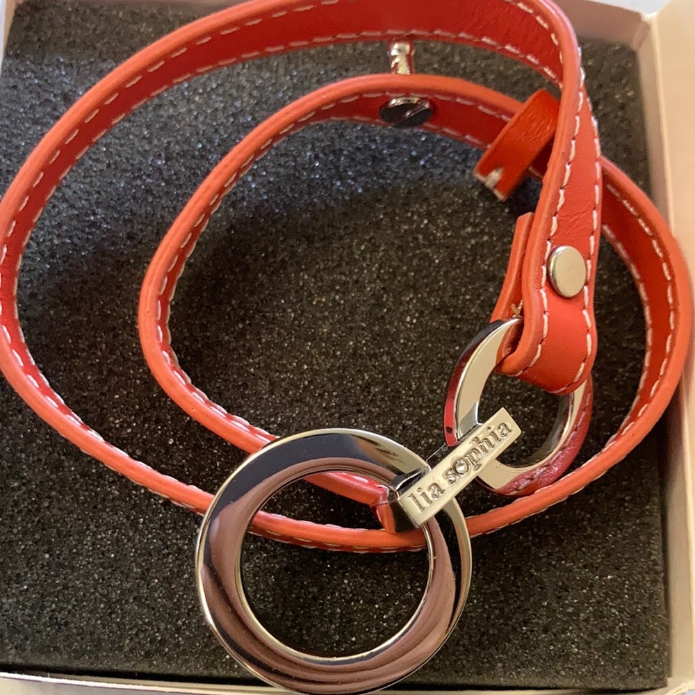 Orange Wrap Bracelet